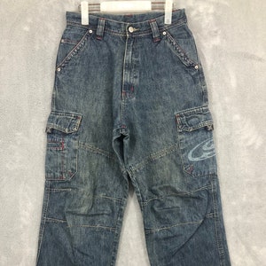 Vintage Piko Hawaiian Longboard Wear Denim Cargo Piko Hawaiian 