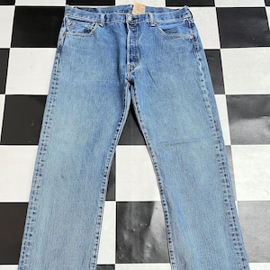 Vintage Levis 501 Jeans: Faded Blue Denim, Waist 36