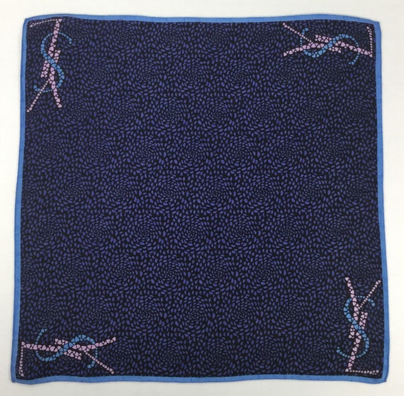 Vintage Ysl Handkerchief Yves saint laurent Necke… - image 1