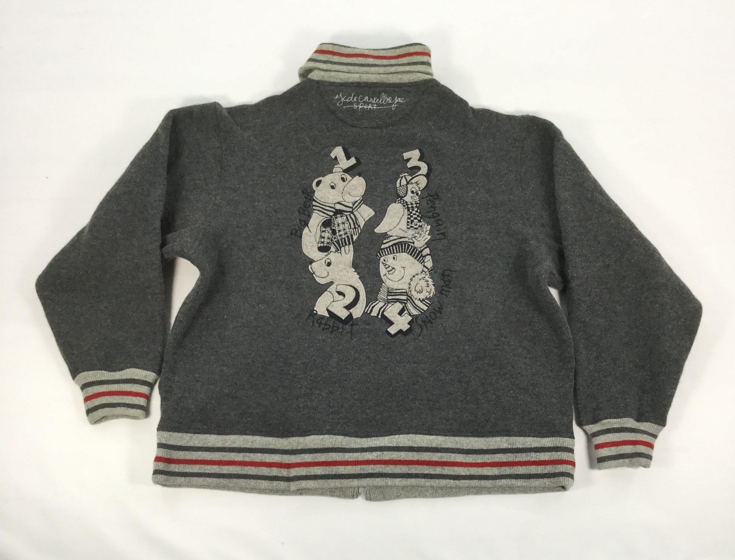 Vintage Castelbajac Animal Embroidery Zip Jacket - Size XL