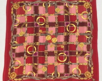 Vintage CELINE 90s Cotton Large Handkerchief 20 X 20 Inches Vintage CELINE 90s Cotton Large Handkerchief 20 X 20 Inches