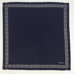 Vintage Nina Ricci Taschentuch Einstecktuch Einstecktuch Designer Japanisches Hanky Casual Elegant Stilvoll Luxus Stickerei