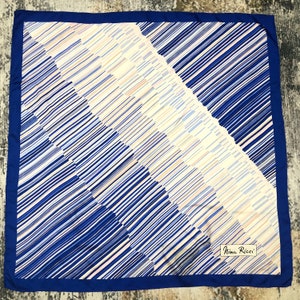 Vintage Nina Ricci Abstrakt Seidenschal Halstuch Krawatte Kopftuch Schal Wrap Designer Luxus Casual Elegant Geschenke
