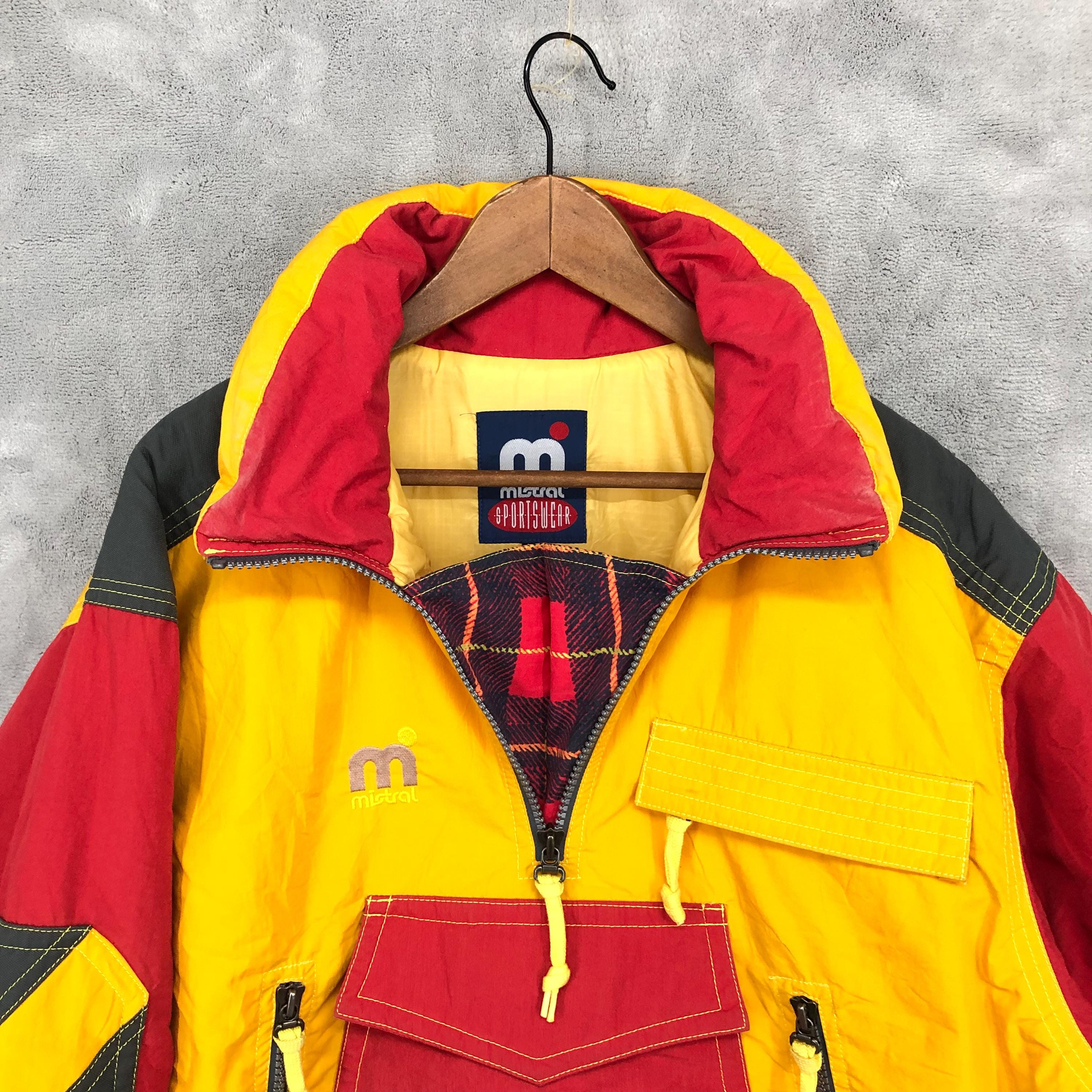 Vintage Mistral Sportswear Half Zip Ski Jacket - Multicolor Size M