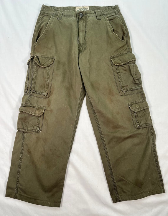 No Boundaries Cargo Pants Military Green Cargo Multi Pocket Pants