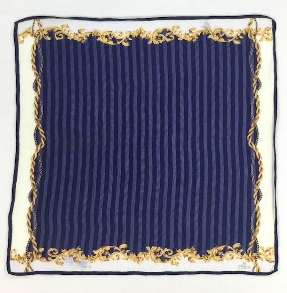 FENDI  Vintage Handkerchief Pocket Square Fendi Na