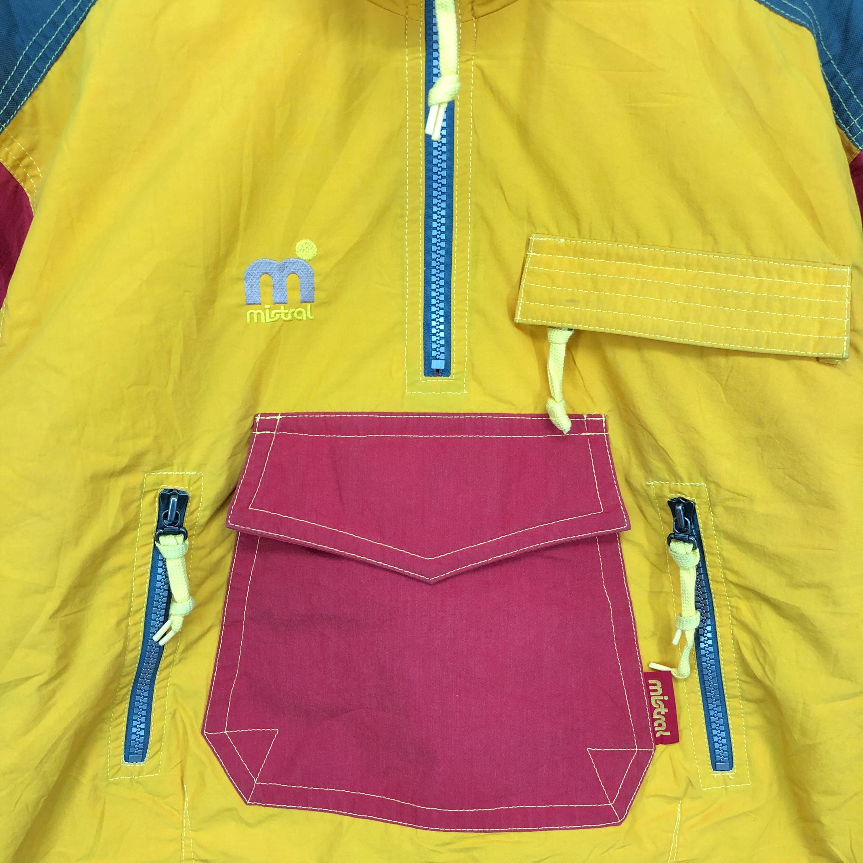 Vintage Mistral Sportswear Half Zip Ski Jacket - Multicolor Size M