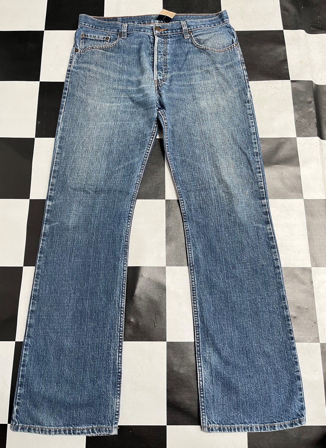 Vintage Levis 555 Jeansblue Wash Jeans Distressed Jeans - Etsy