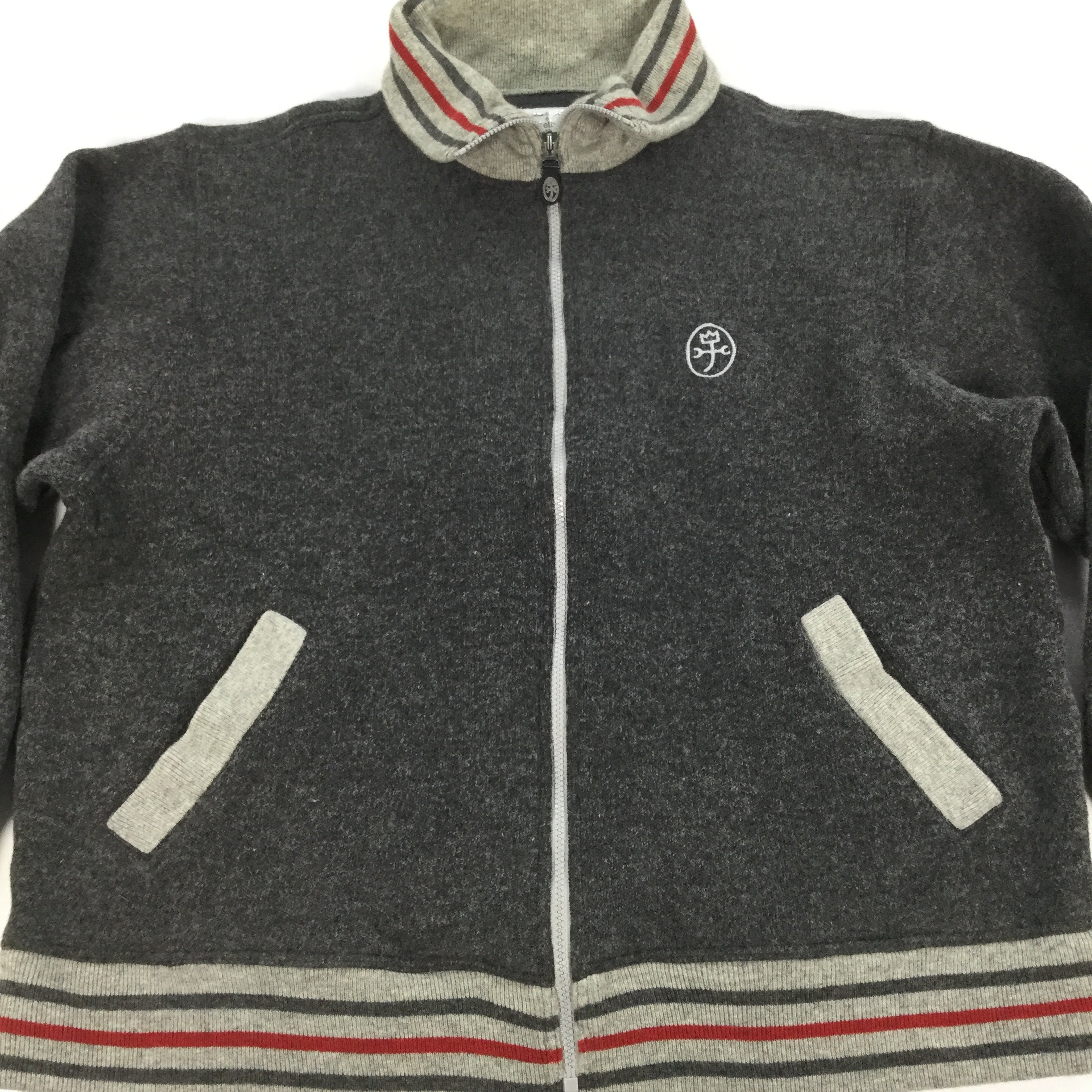 ジャケット・アウター castelbajac embroidery fleece half coat castelbajac embroidery fleece half coat Buy Soch Red Cotton