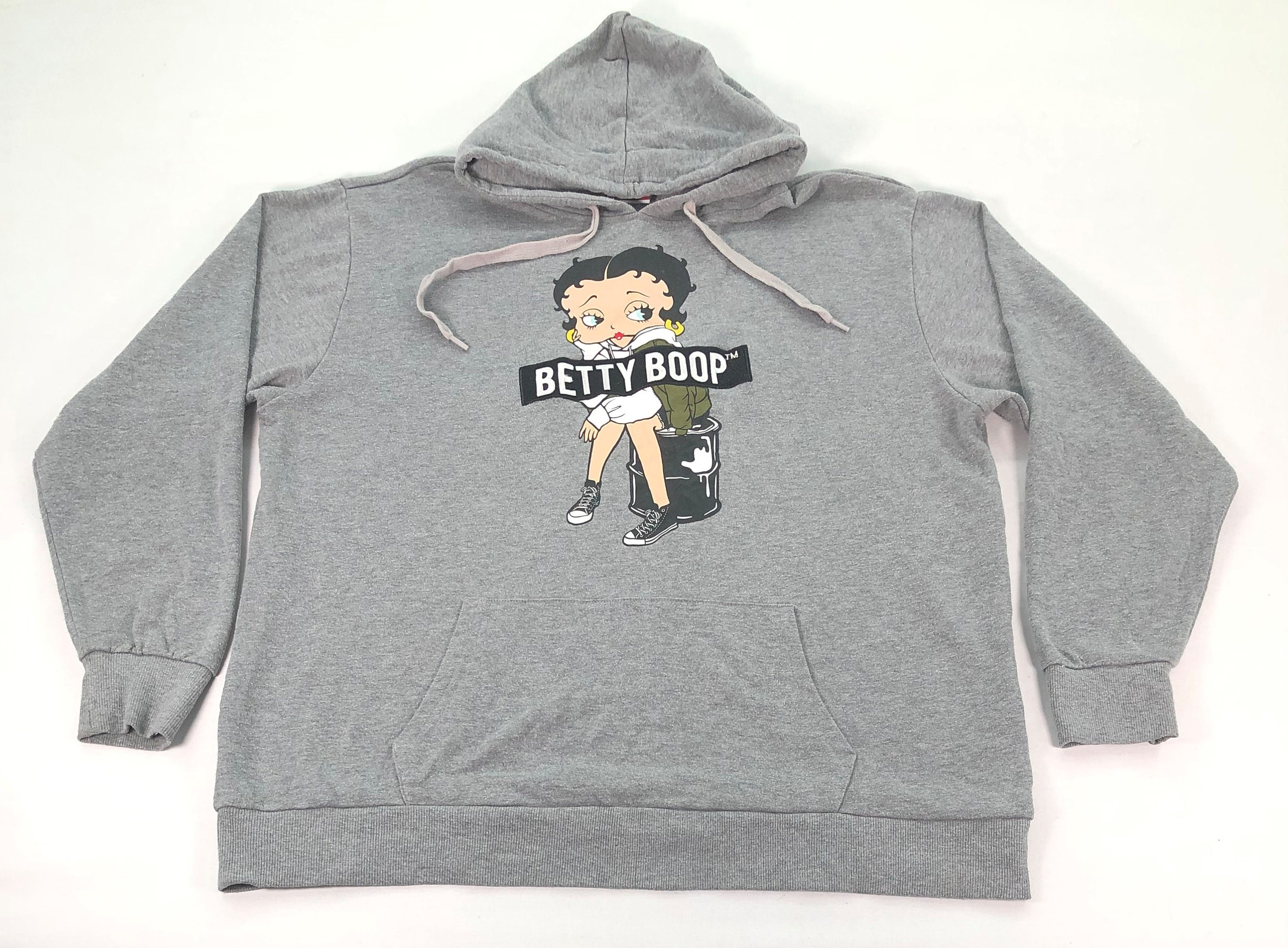 Betty boop grey sweatshirt new arrivals