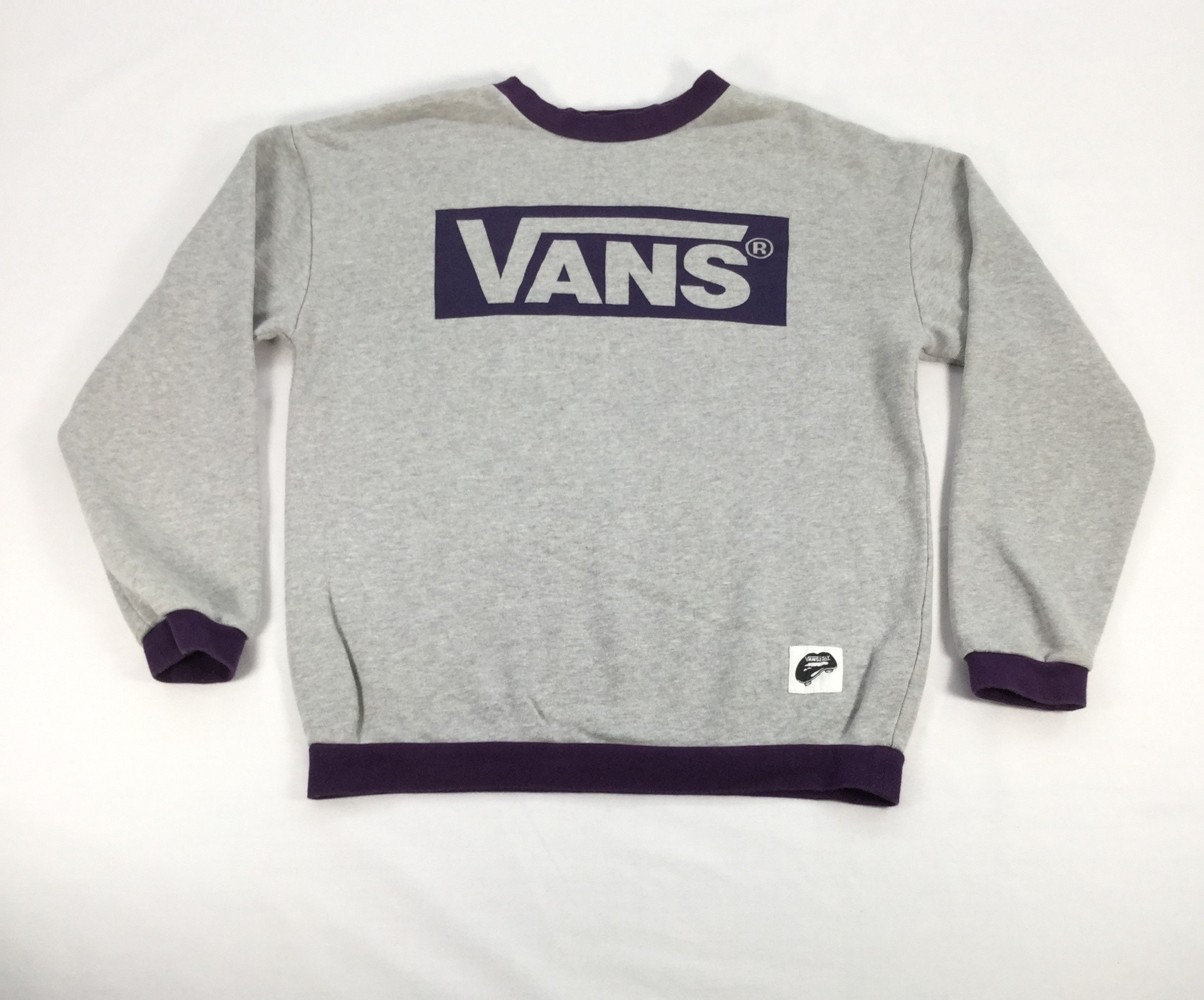 Etsy Skateboard, Crewneck, Unisex, Hoodie,vans Small Vans Vans Shirt,vans Logo Sweatshirt, Size Sweater, - Vans Vans Pullover