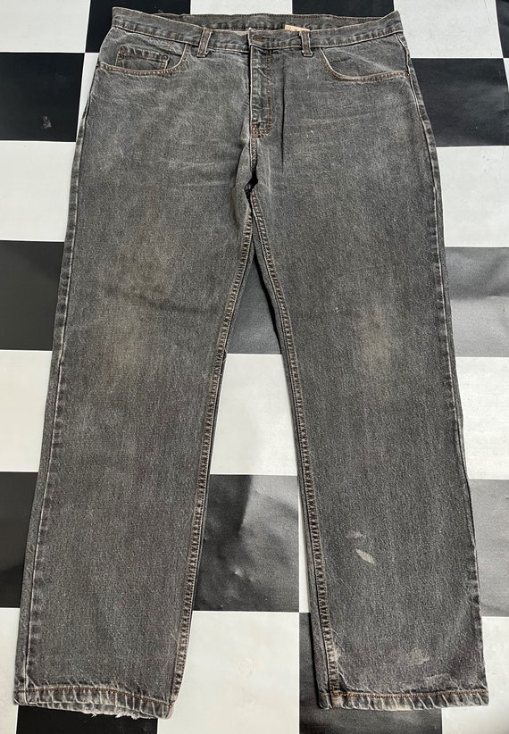 Vintage Levis 517 Black Jeansdistressed Jeanslight Wash 90s - Etsy