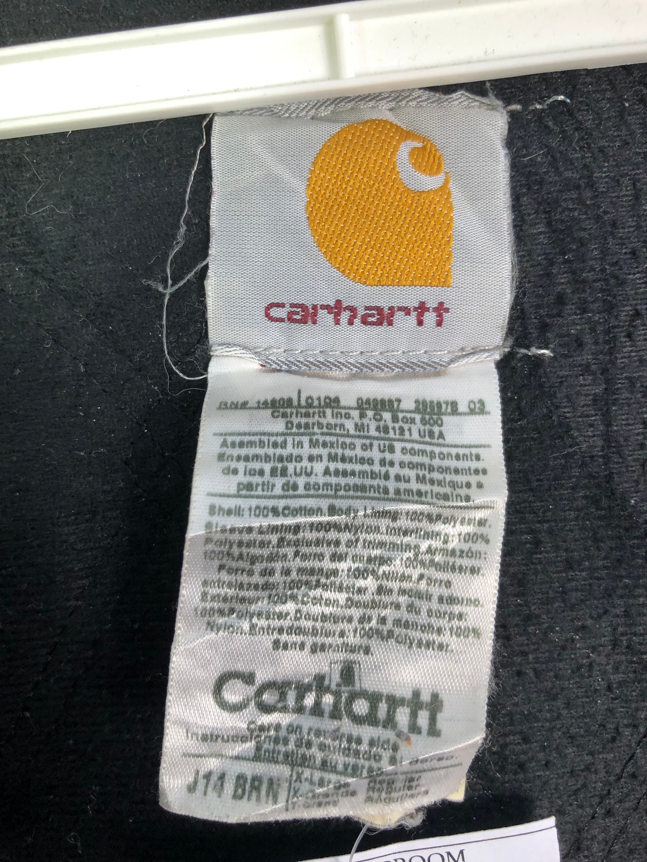 ヴィンテージ カーハート デトロイト ジャケット XL - ダメージ加工
