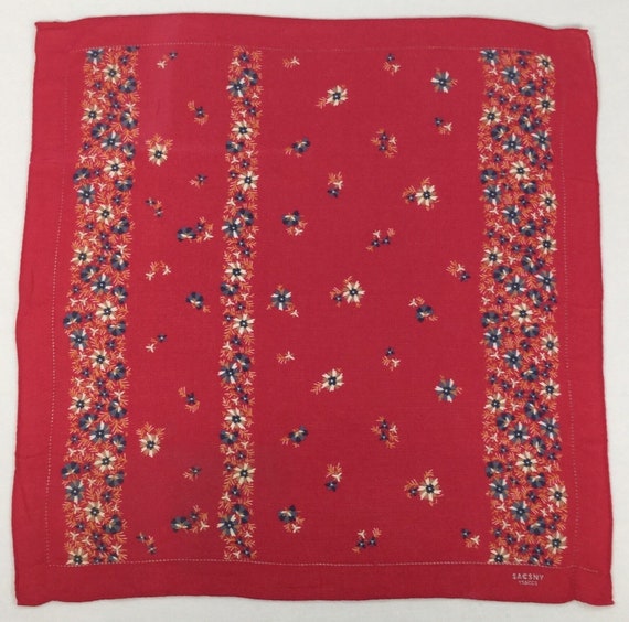 Vintage SACSNY YSACCS Yohji Yamamoto Handkerchief 