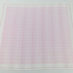 Vintage Celine Monogram Handkerchief Celine Neckerchief Pocket Square Designer  Hanky Men Women Luxury Gift