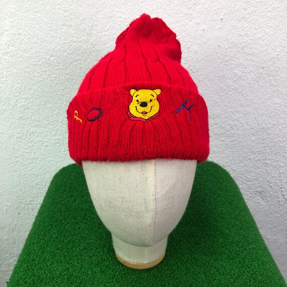 Disney Winnie the Pooh Beanie Hat Pooh Cartoon Pom Beanie  display picture 2