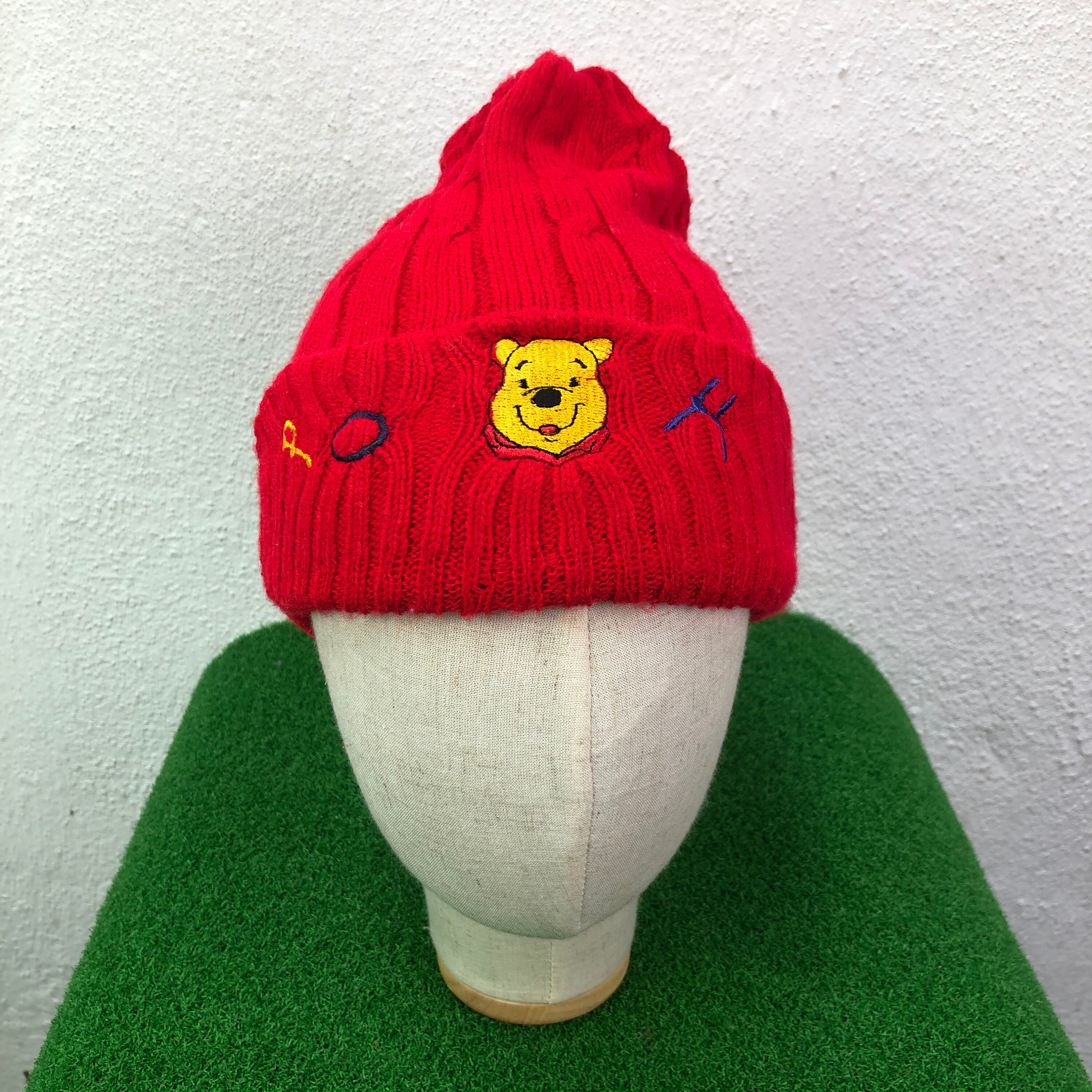 Disney Winnie the Pooh Beanie Hat Pooh Cartoon Pom Beanie  display picture 2