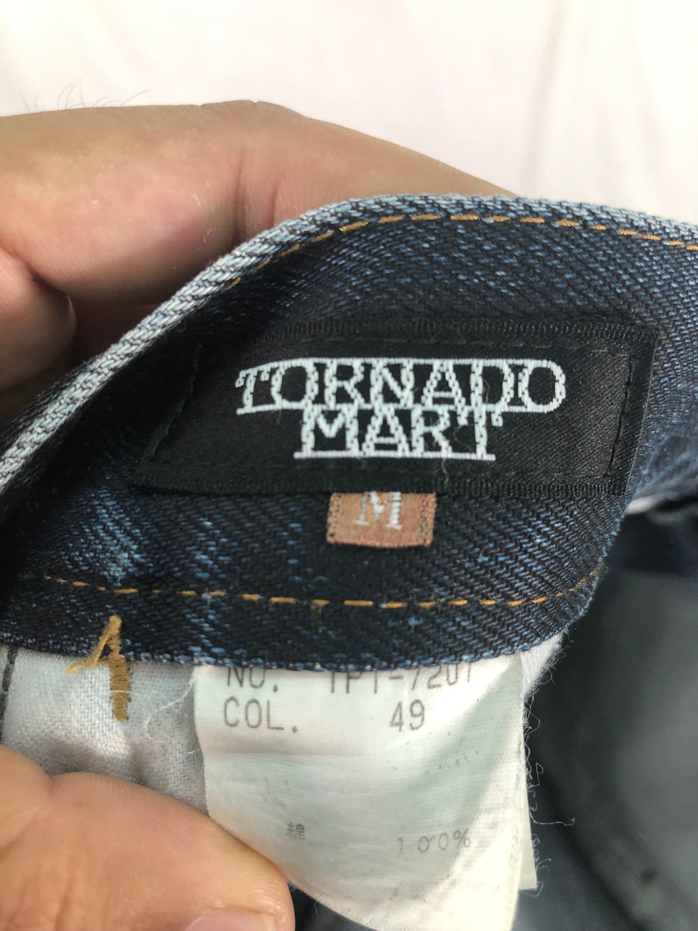 Vintage Tornado Mart Jeans Boot Cut Blue Denim Jeans Size 32 Men