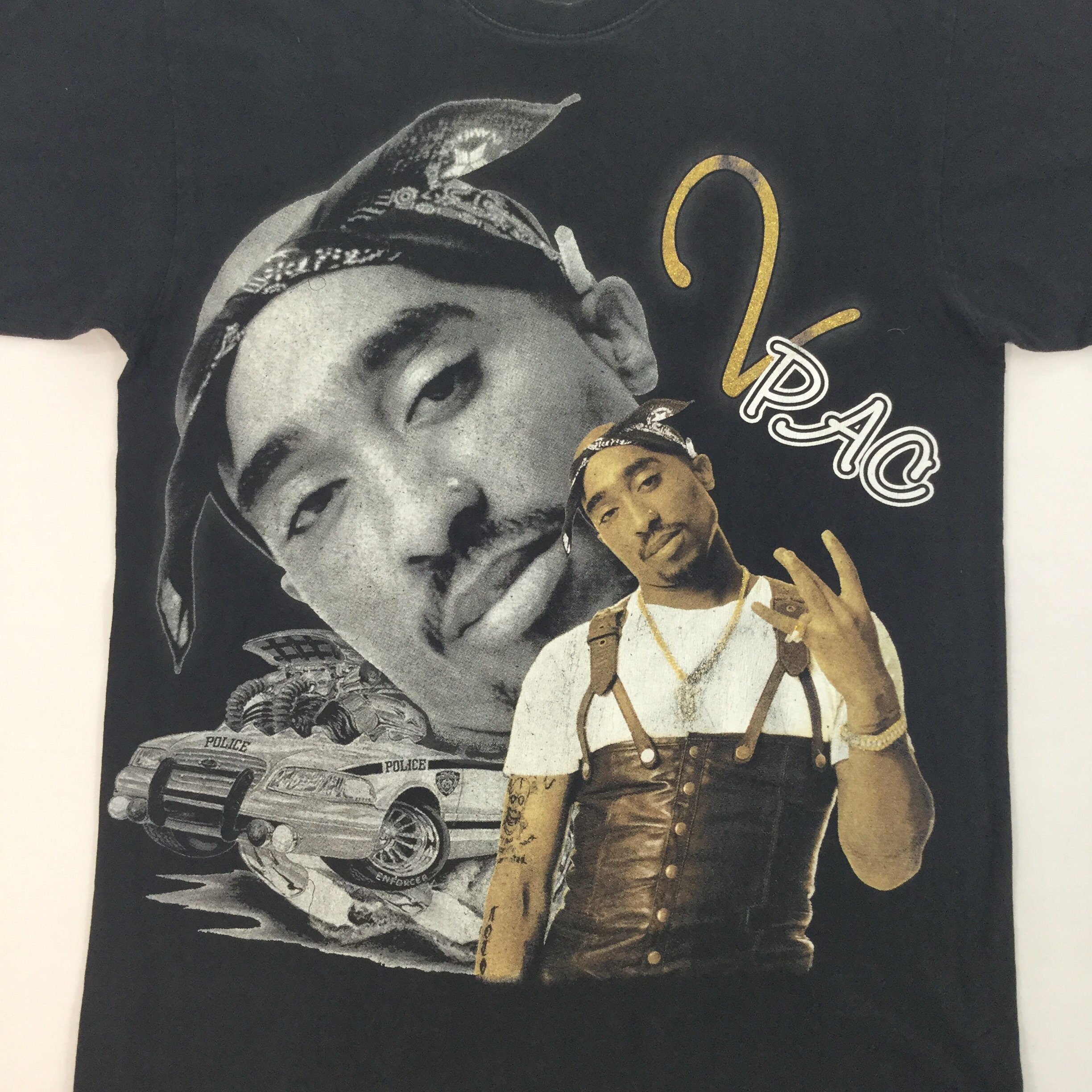 Vintage 2 Pac T Shirt Tupac Shakur Photo Print Tee Rappers Rap - Etsy