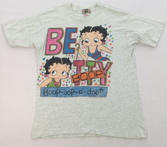 Vintage 90s Betty Boop Cartoon Crewneck T Shirt Large Cute - Etsy