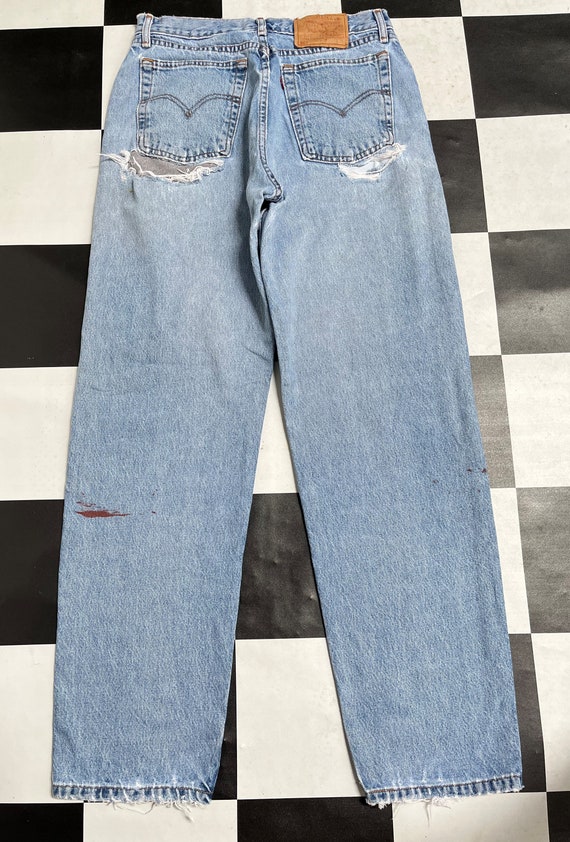 Vintage Levis 560 Jeans Distressed Jeans Light Wash Jeans - Etsy