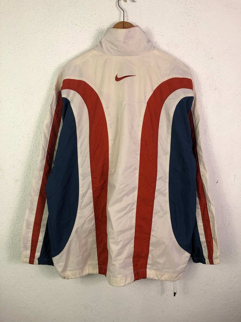 Vintage NIKE Swoosh Half Zipper Windbreaker Jacket Sportswear Nike ...