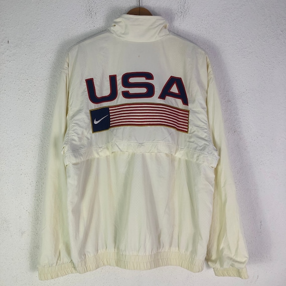 【値下げ】USA　1990s whlte air jacket