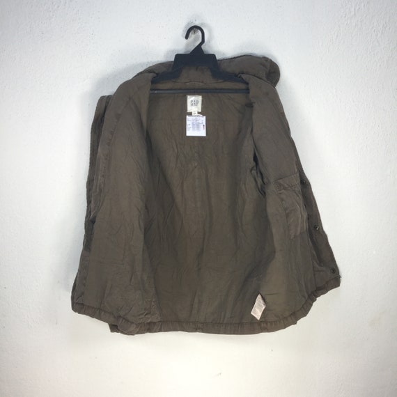 Vintage Gap Utility Jacket, Multi Pocket Jacket, Oliv… - Gem