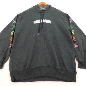 Grateful Dead Hoodies Medium Rock Band Music Dancing Bear Streetwear Retro Casual Style Unisex Size M