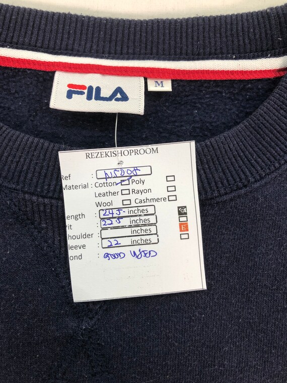Vintage Fila Sudadera Mujer Fila Crewneck Fila Jersey Sueter Ropa Deportiva Fila Biella Italia talla M Etsy Mexico