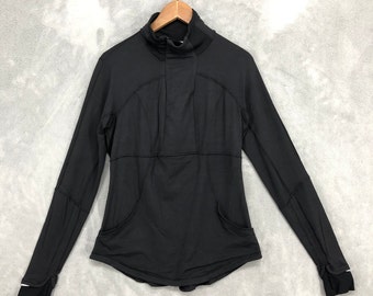 Lululemon Black Pullover Half Zipper Jacket Small Track Top Pullover Sports Athletic Size S