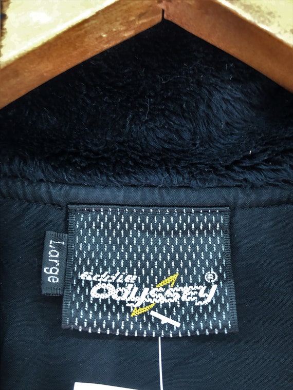 Vintage Eddie Odyssey Black Jacket: Spiderweb Embroidered Japanese