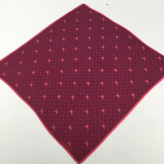 Vintage Burberry Monogram Handkerchief Burberrys … - image 3