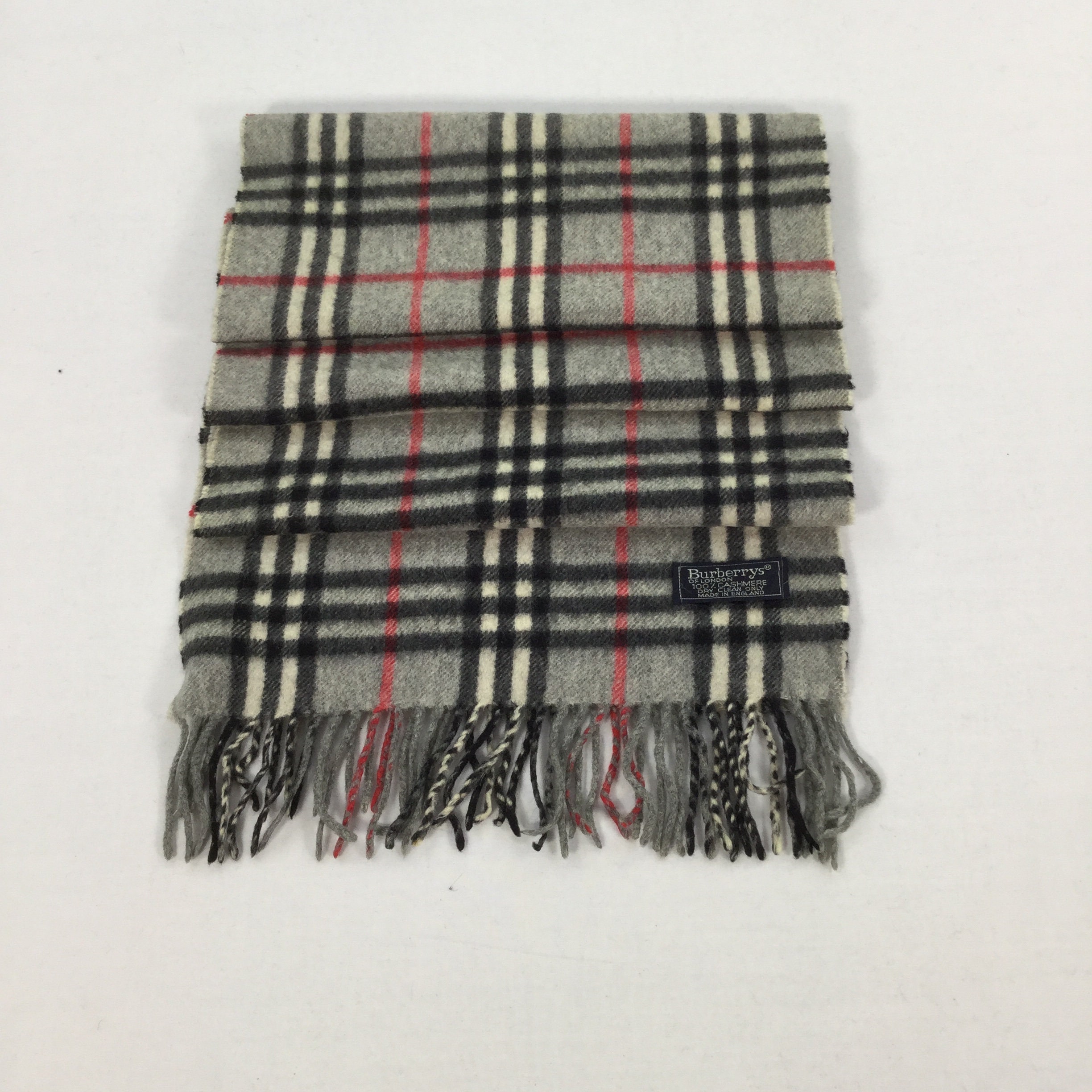 Vintage burberry top lambswool scarf