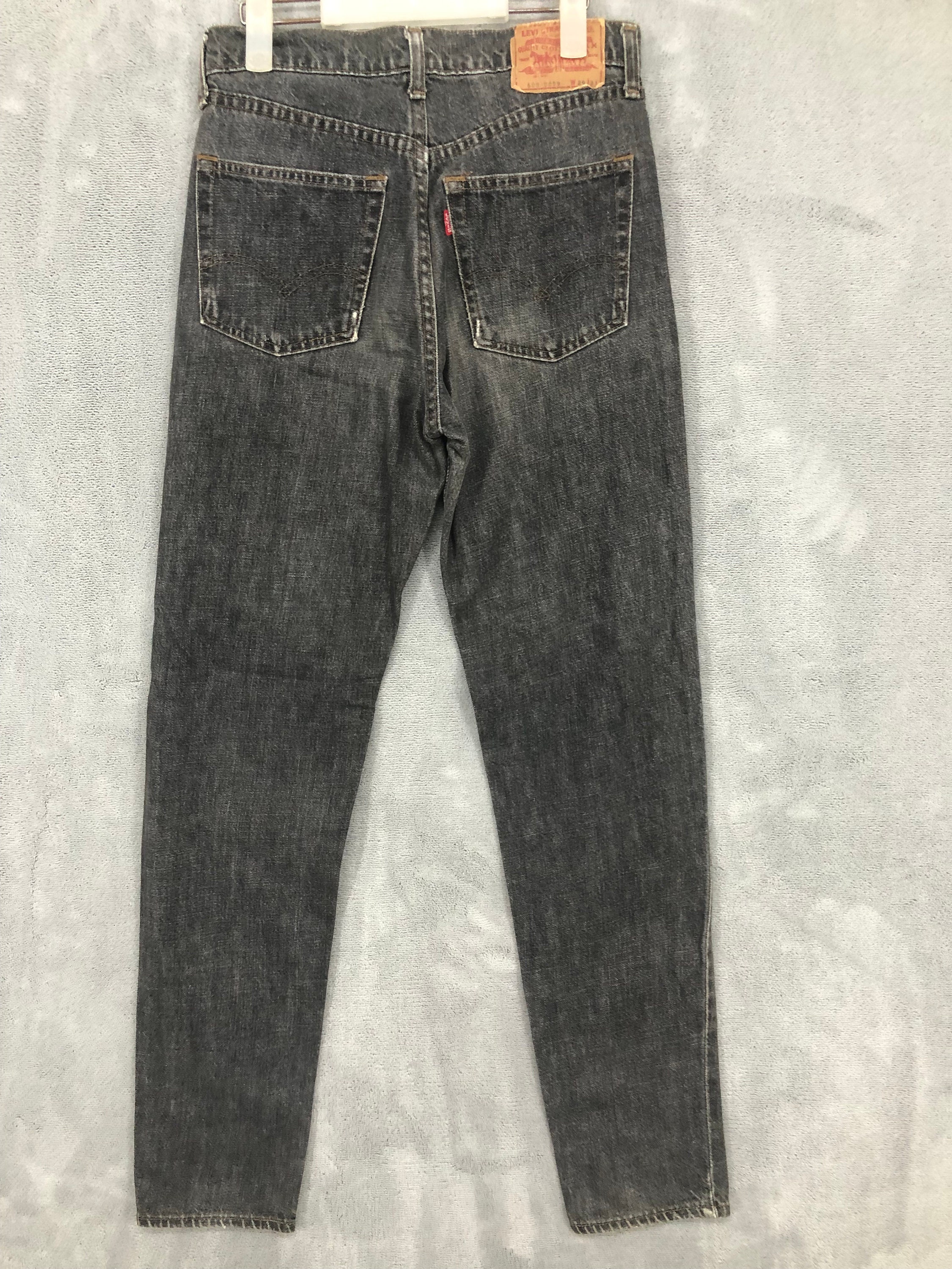 Vintage 90s Levis 603 Slim Jeans Women Levis Black Denim Levis Lvc