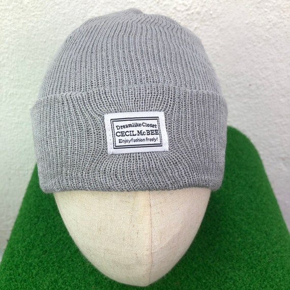 Japanese Brand CECIL MCBEE Beanie Hat Winter Snow Hat Street