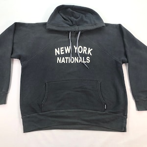 Vintage New York National Hoodie New York Sweatshirt Ny Sweater New York State Men Women Gifts Size L