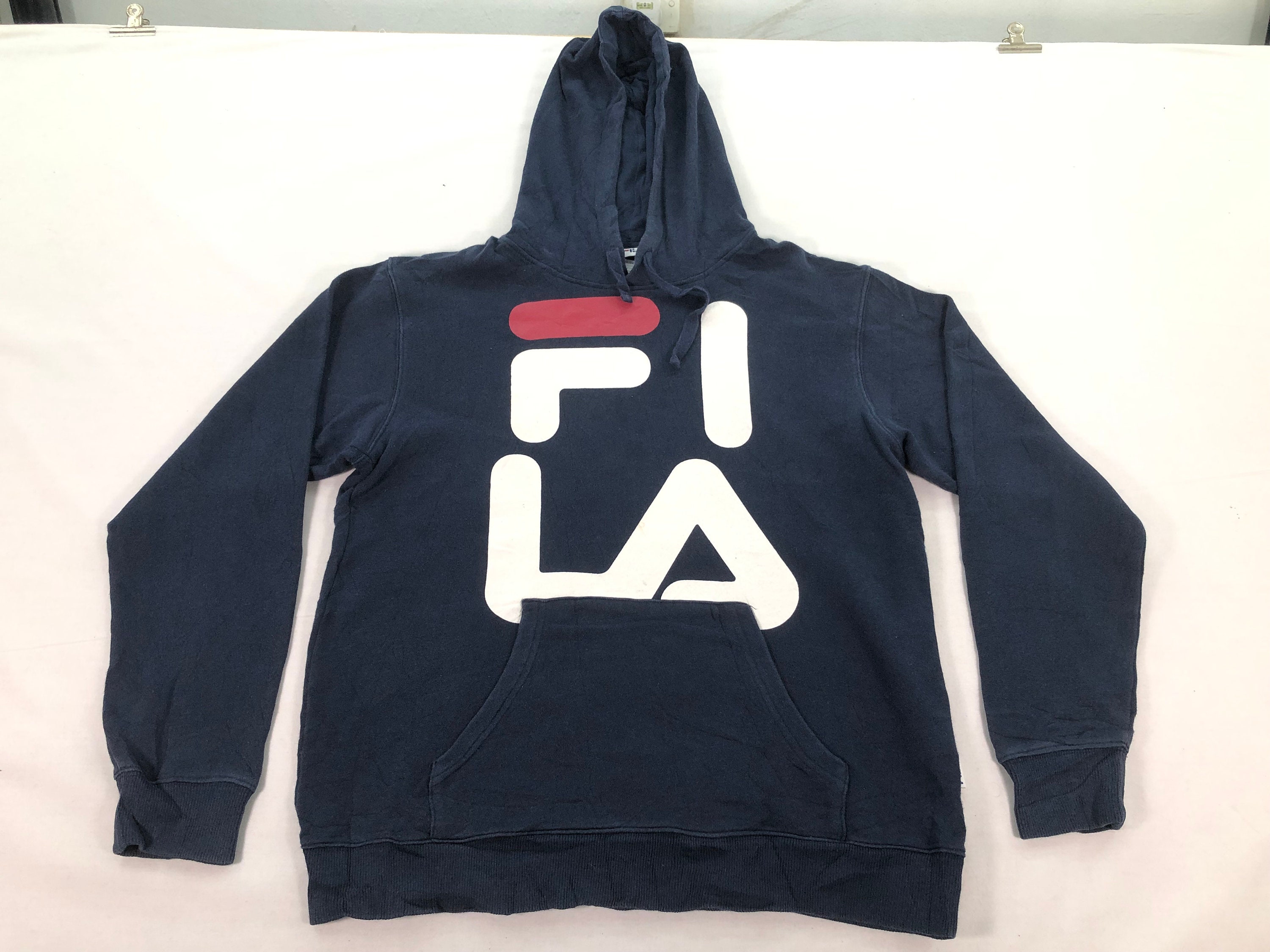 Træ apt Adskillelse Vintage Fila Hoodie Women Sweatshirt Fila Big Logo Blue Faded - Etsy