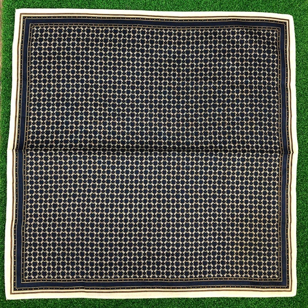 Vintage Mario Valentino Handkerchief Neckerchief Pocket Square Authentic Designer Hanky Luxury Gifts Men Women