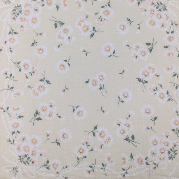 Vintage Pierre Balmain Flower Handkerchief Pierre… - image 2