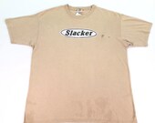 Vintage 1994 SLACKER Cool People Skateboard T Shirt Crewneck Gprahic Logo Xl Size