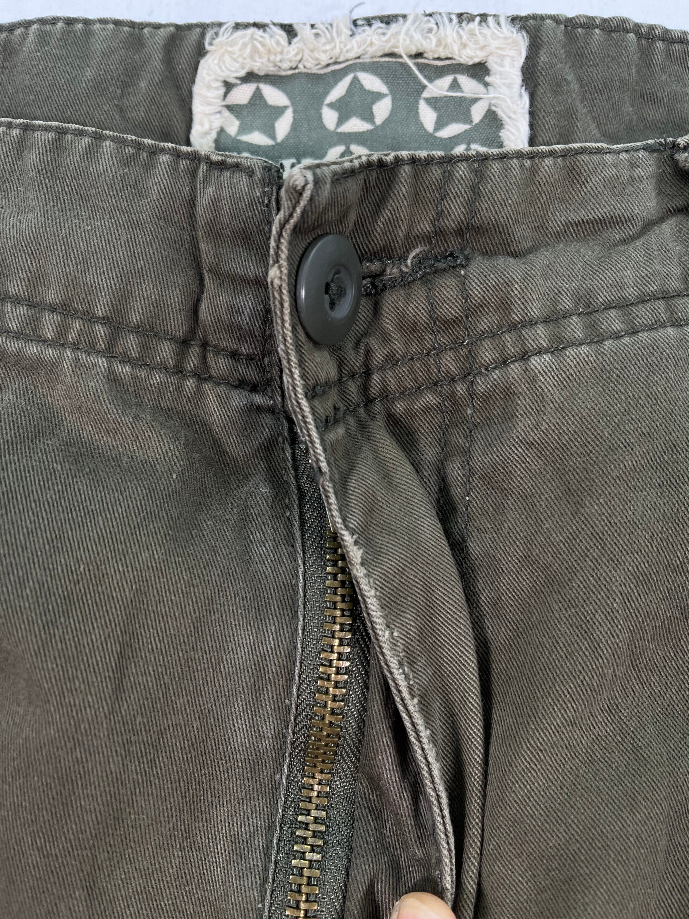 No Boundaries Cargo Pants Military Green Cargo Multi Pocket Pants