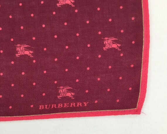 Vintage Burberry Monogram Handkerchief Burberrys … - image 5
