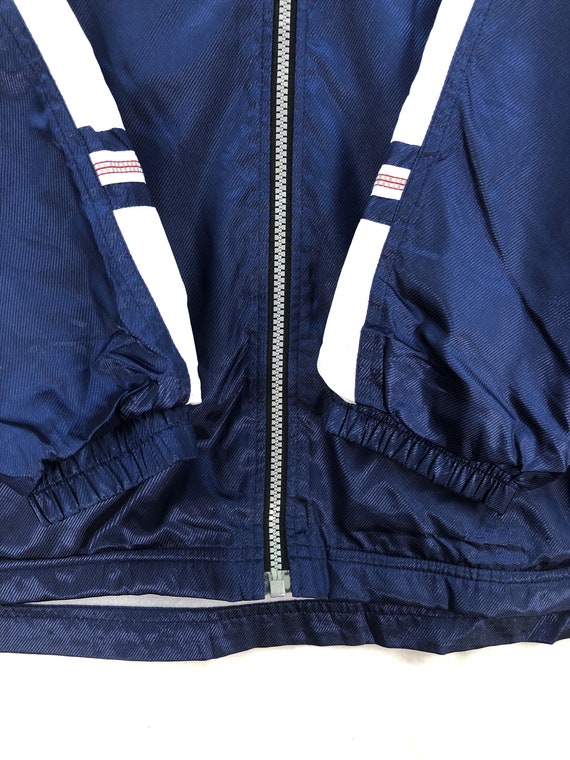 Vintage Asics Sports Windbreaker Jacket Asics Blu… - image 7