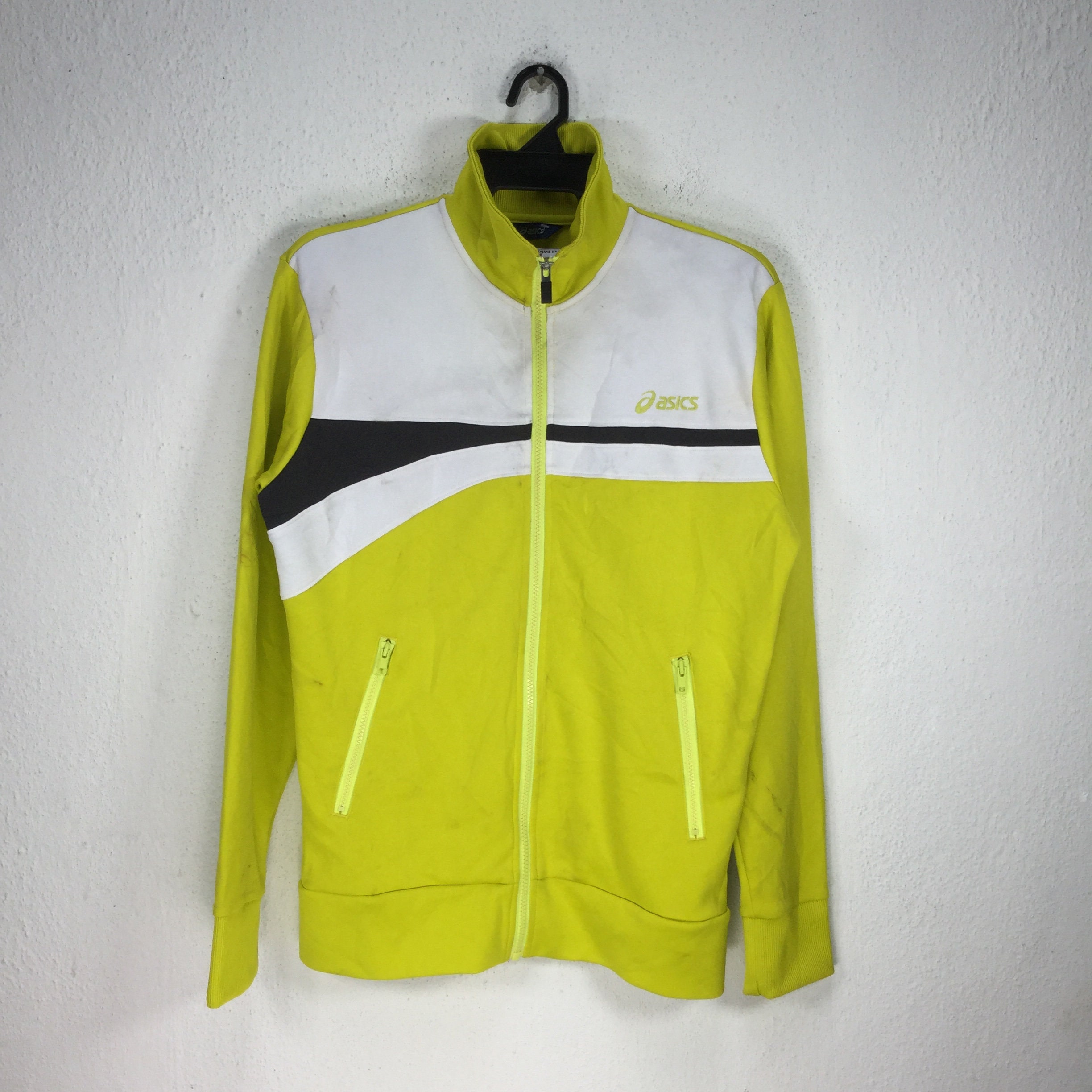 Vintage Asics Yellow Track Jacket: Japanese Sportswear (size M) - Etsy