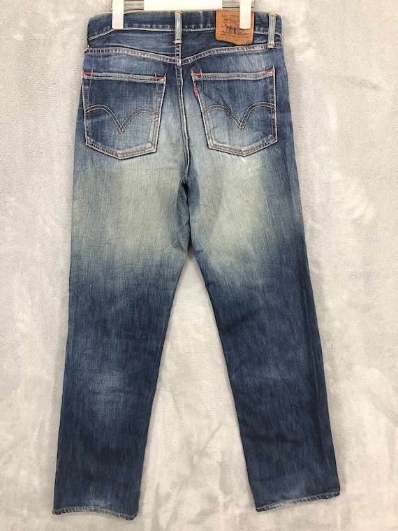 LEVI’S / 702 702XX selvedge denim pants HOT VTG LVC Men LEVI'S 702XX BIG E SELVEDGE DARK Denim Jeans