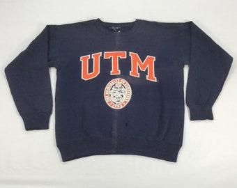 vintage des années 90 University of Tennessee sweat Tennessee ras du cou pull Tennessee University College Apparel unisexe taille M