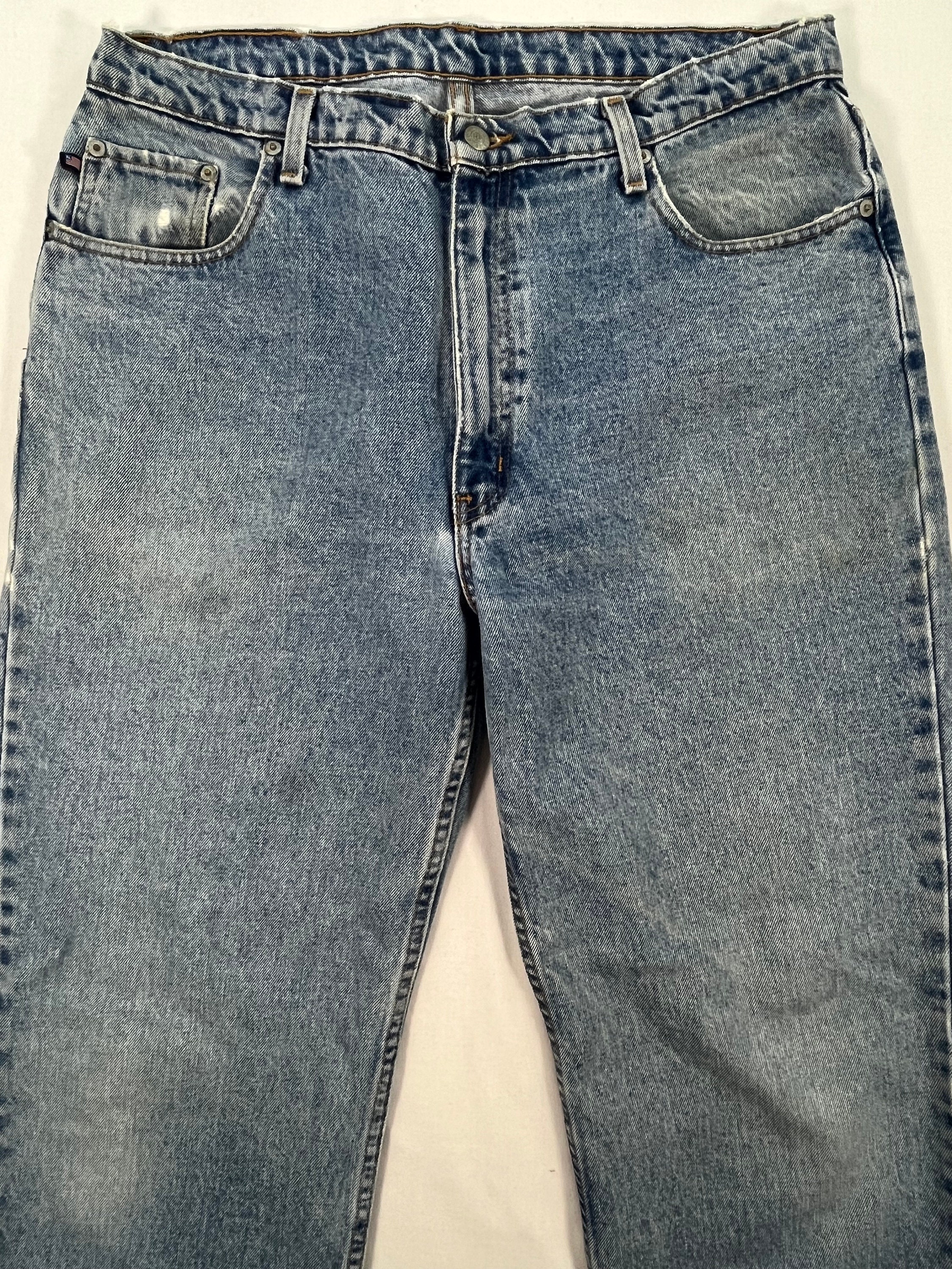 Vintage Polo Ralph Lauren Jeans: Faded Blue Denim, Classic Fit 