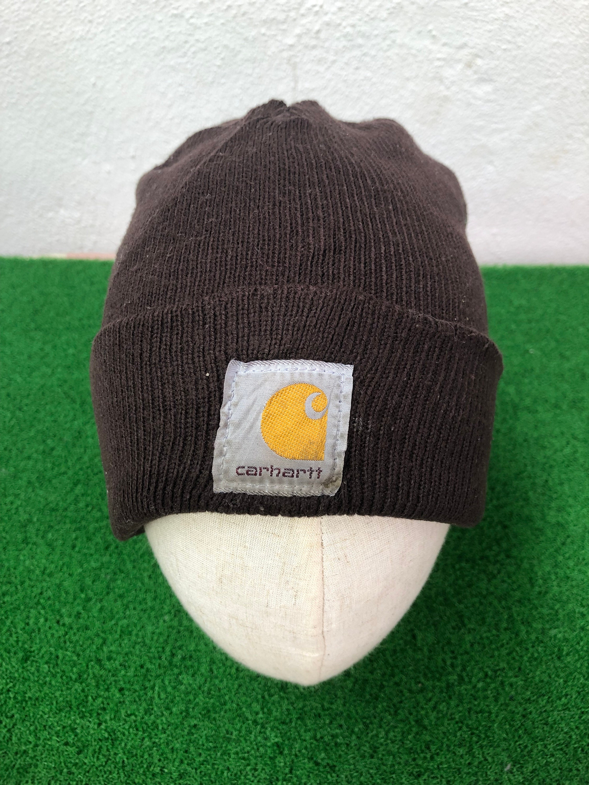 light green carhartt beanie
