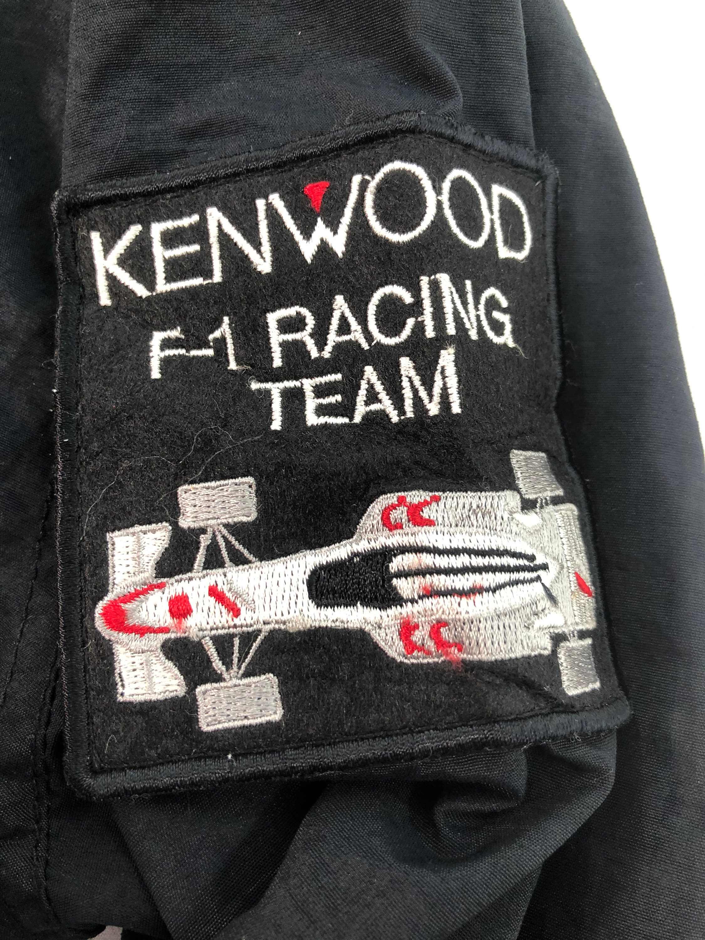 KENWOOD F1 RACING TEAM ジャケット Vintage Kenwood F1 Grand-prix Racing Team Jacket Black